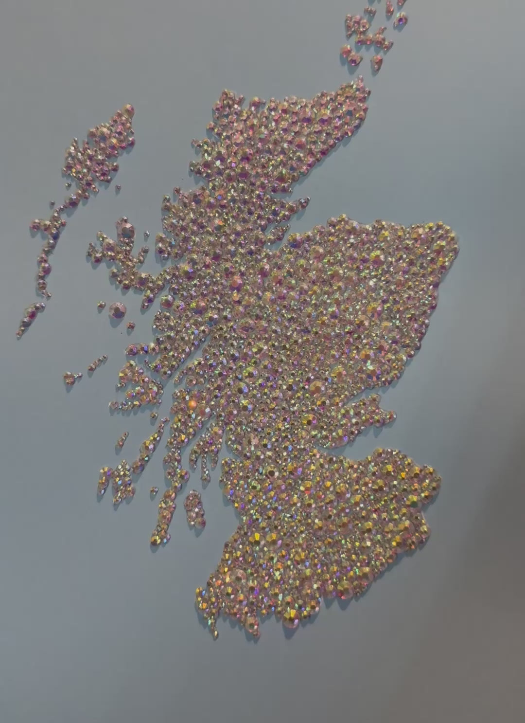Scotland Map Artwork